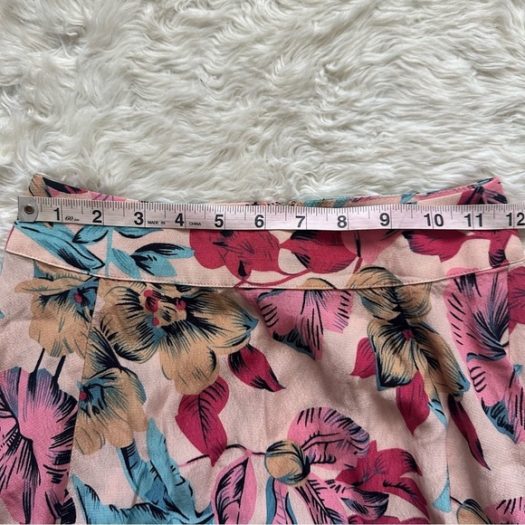 For Love And Lemons x Revolve Skirt in Floral Mini High Waist Multi XS NWT New - Picture 11 of 12